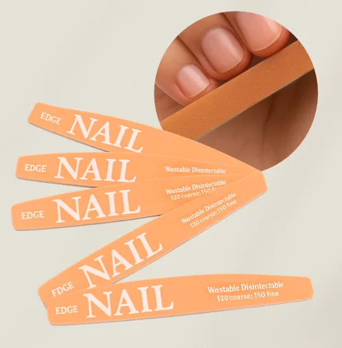 [CONF-25] Curved Orange Nail File